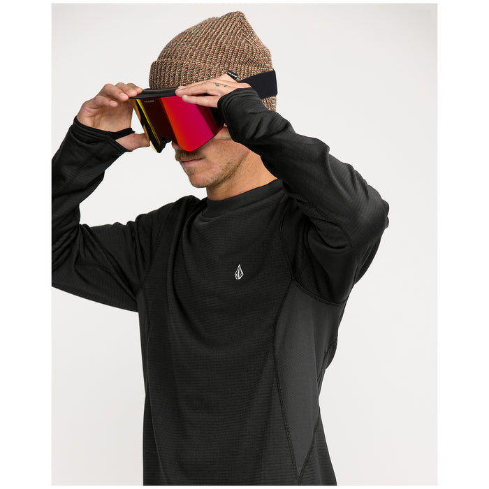 Volcom Gridlock Crewneck Fleece - Men's Black