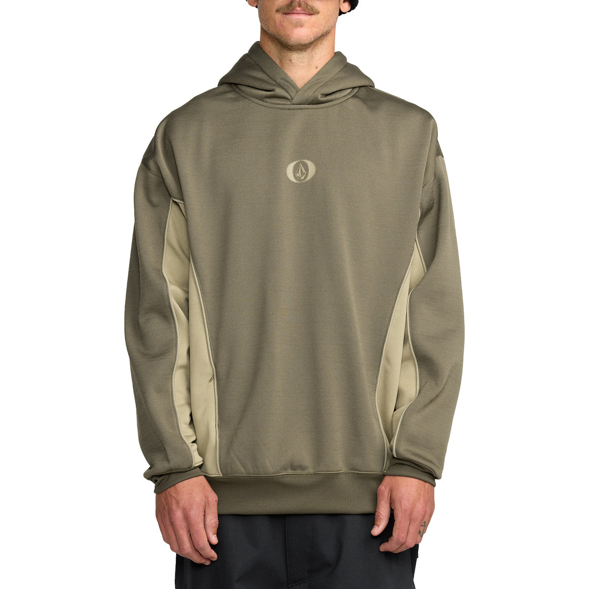 Volcom Vital Hydro Pullover Fleece - Men's Military