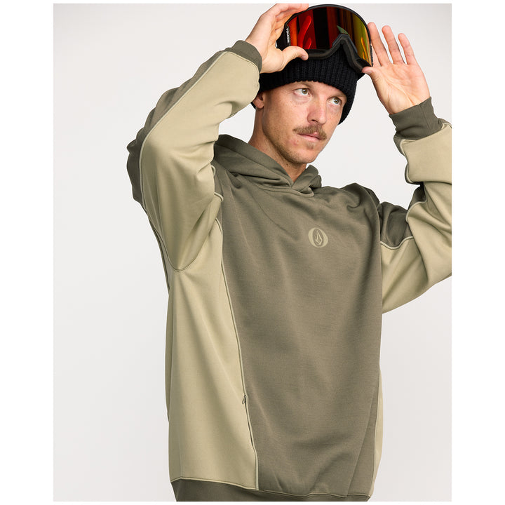 Volcom Vital Hydro Pullover Fleece - Men's Military