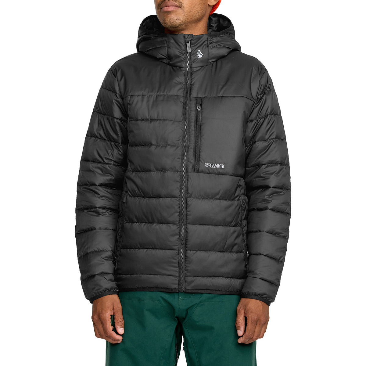 Volcom Puff Puff Hooded Jacket - Men's Black