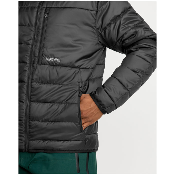 Volcom Puff Puff Hooded Jacket - Men's Black