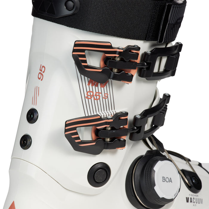 Fischer RC4 95 MV S BOA Ski Boots - Women's 2027 Snow/Snow