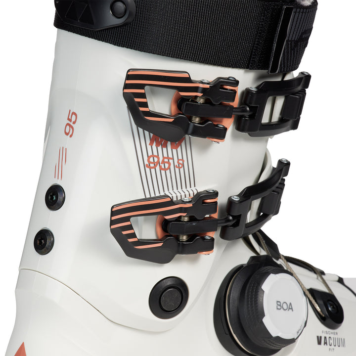 Fischer RC4 95 MV S BOA Ski Boots - Women's 2027 Snow/Snow