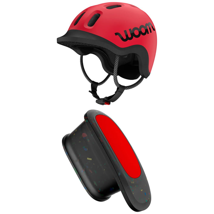 woom READY Bike Helmet - Kids' + woom READY Helmet Light - Kids'