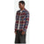 Brixton Bowery Long-Sleeve Flannel - Men's Mood Indigo/Port/Saffron