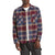 Brixton Bowery Long-Sleeve Flannel - Men's Mood Indigo/Port/Saffron