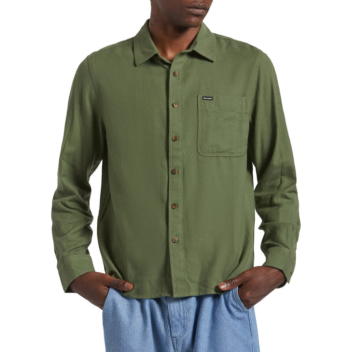 Brixton Hasting Lightweigth Flannel - Men's Wild Green