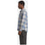 Brixton Vintage Wash Flannel - Men's Blue/Soft Blue/Orange