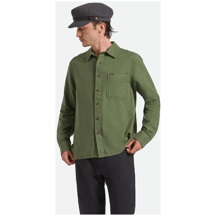 Brixton Hasting Lightweigth Flannel - Men's Wild Green