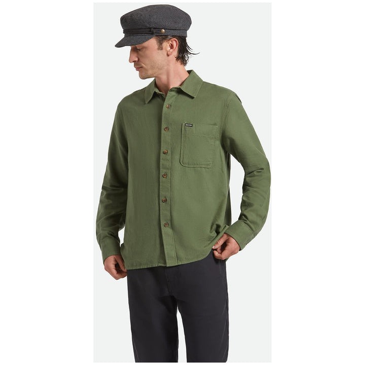 Brixton Hasting Lightweigth Flannel - Men's Wild Green