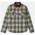 Brixton Builders Bowery Performance Flannel - Men's Off White/Black