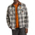 Brixton Builders Bowery Performance Flannel - Men's Off White/Black