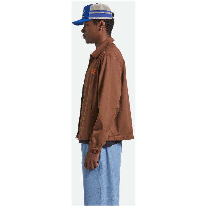 Brixton Union Relaxed Harrington Jacket - Men's Pinecone Brown