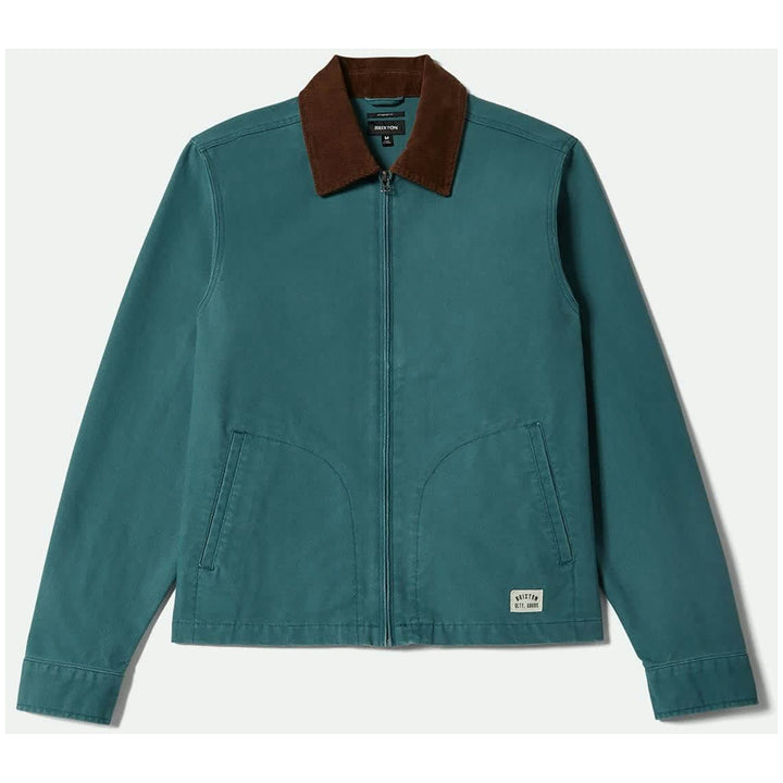 Brixton Mechanic Garage Zip Jacket - Men's Night Sage