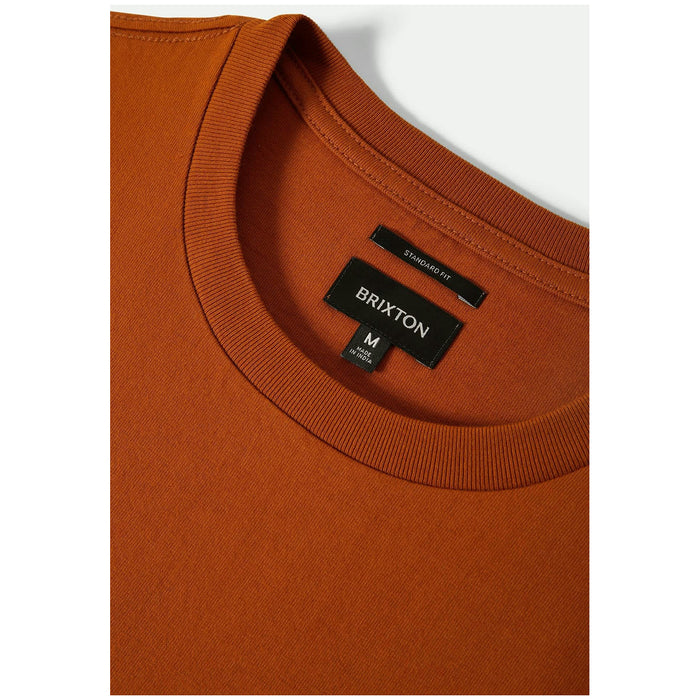 Brixton Union Heavyweight Short-Sleeve Pocket T-Shirt - Men's Rustic Caramel