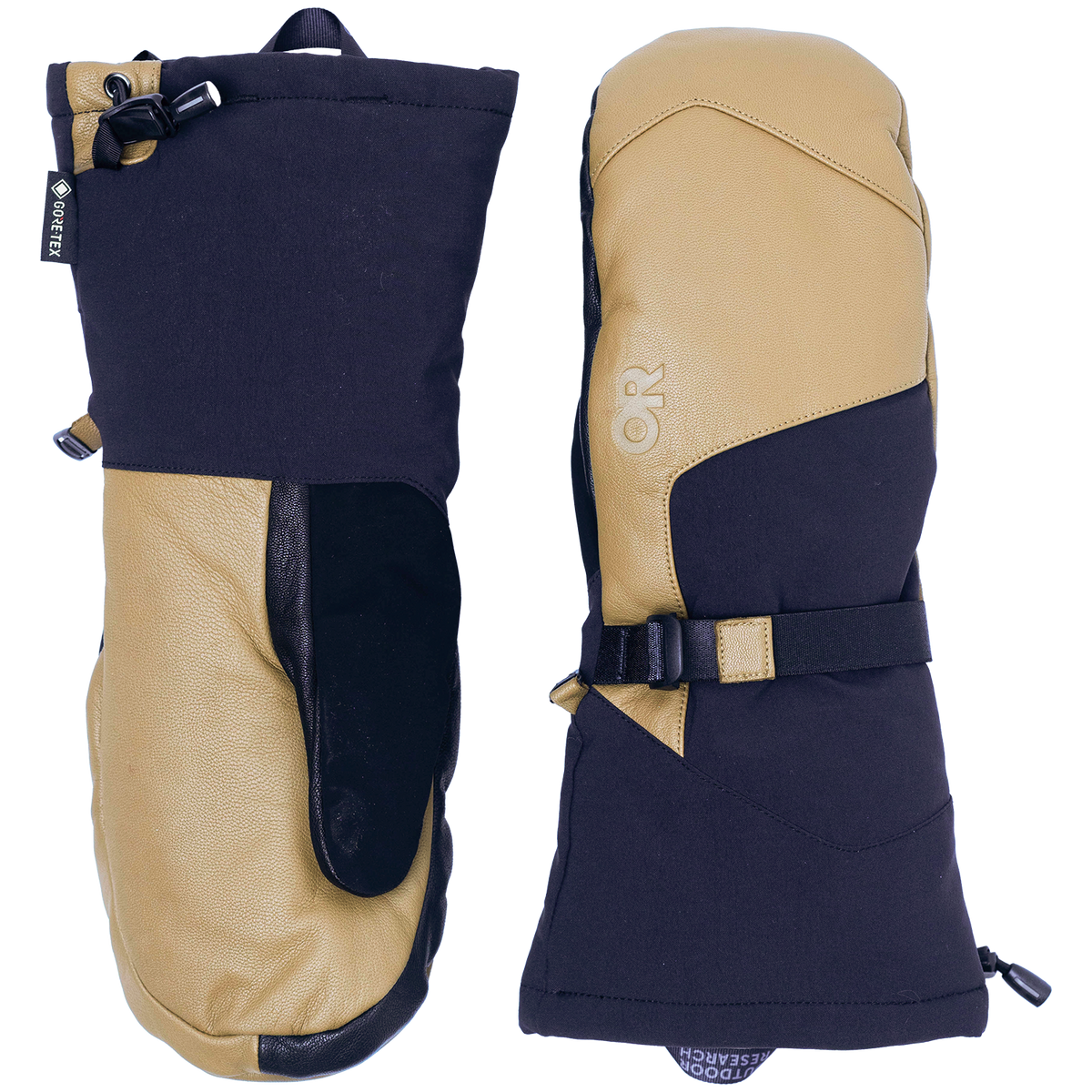 Outdoor Research Carbide Sensor Mittens Black/Dark Natural