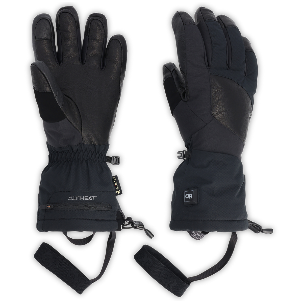Outdoor Research Prevail Heated GORE-TEX Gloves Solid Black