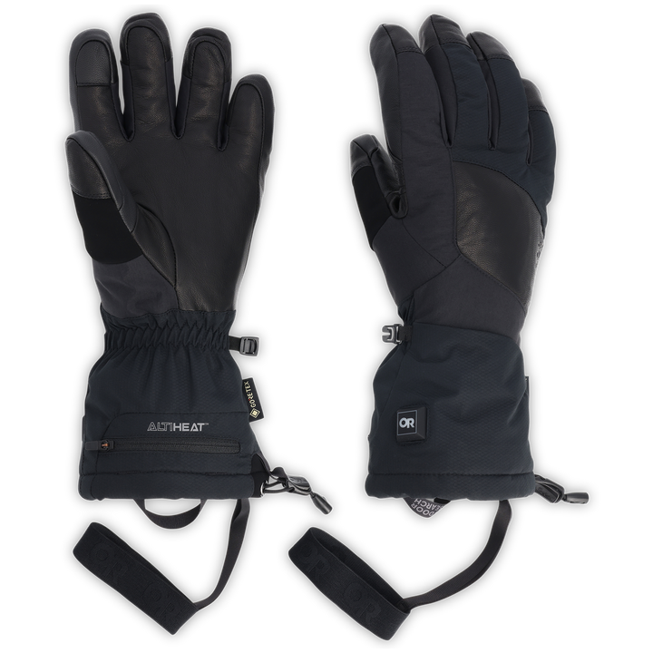 Outdoor Research Prevail Heated GORE-TEX Gloves Solid Black