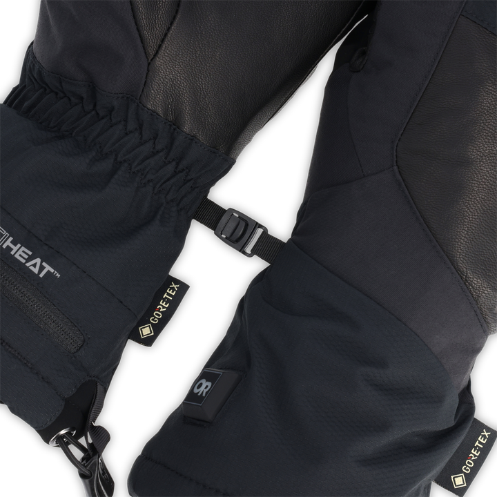 Outdoor Research Prevail Heated GORE-TEX Gloves Solid Black