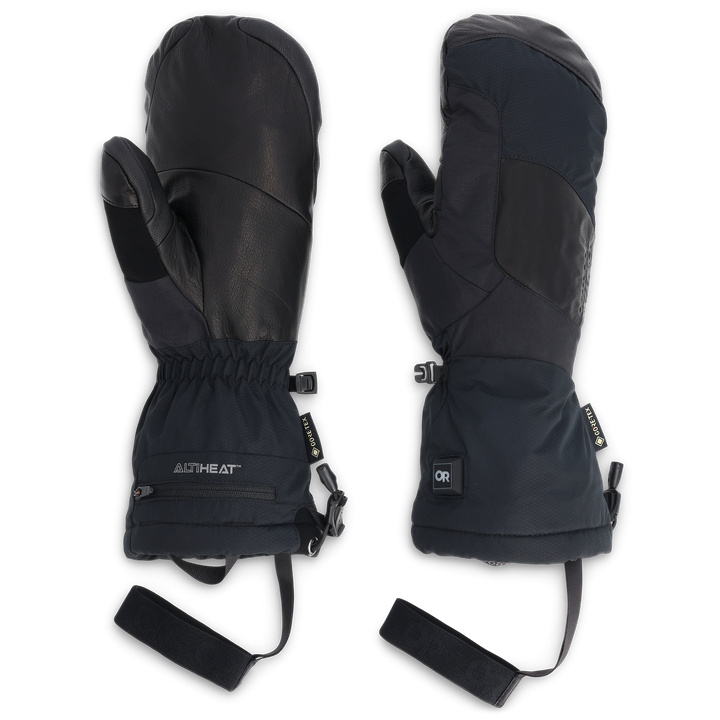 Outdoor Research Prevail Heated GORE-TEX Mittens Solid Black
