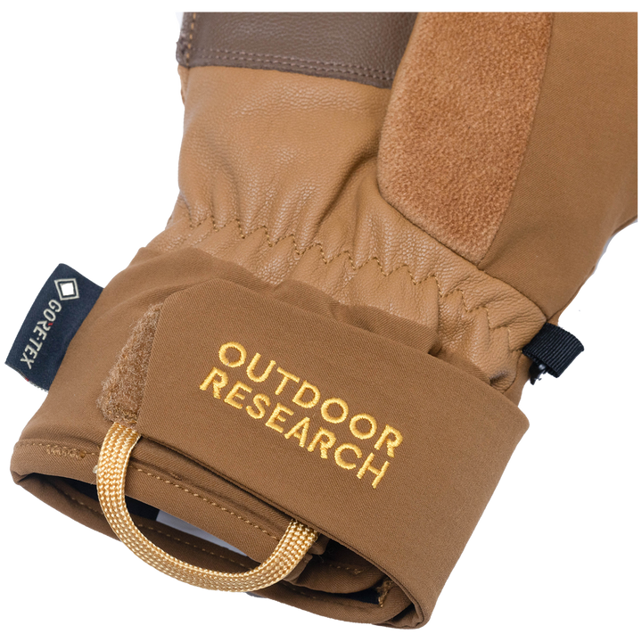 Outdoor Research Team GORE-TEX 3-Finger Gloves Dark Natural