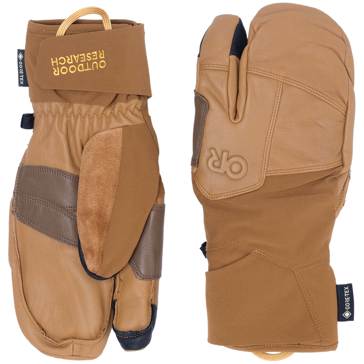 Outdoor Research Team GORE-TEX 3-Finger Gloves Dark Natural