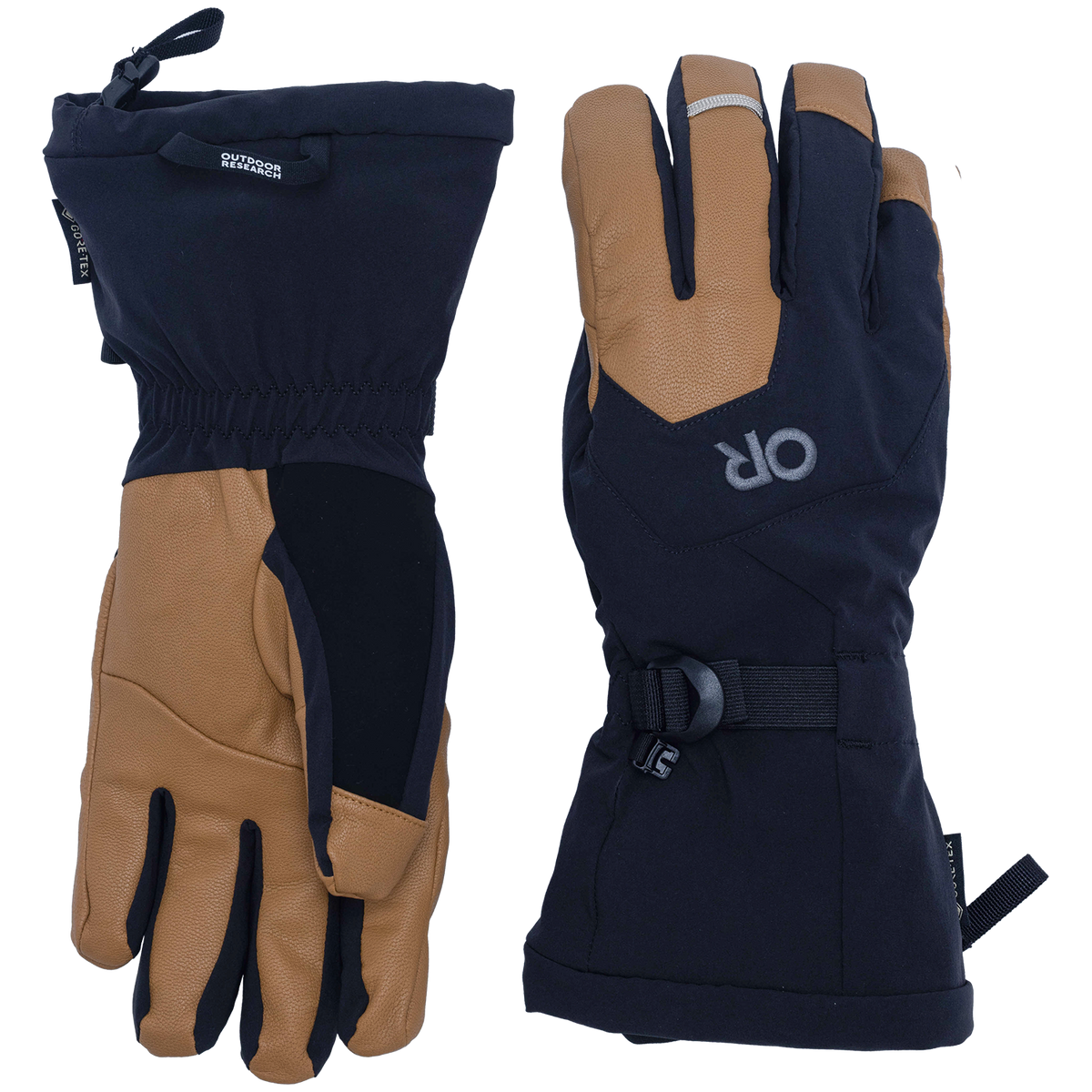 Outdoor Research Arete Modular GORE-TEX Gloves Black/Dark Natural