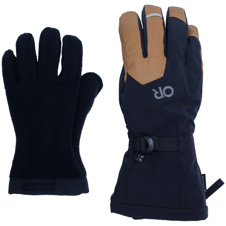 Outdoor Research Arete Modular GORE-TEX Gloves Black/Dark Natural
