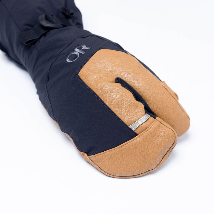 Outdoor Research Arete Modular GORE-TEX 3-Finger Gloves Black/Dark Natural
