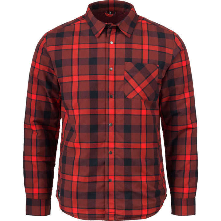 Flylow Sinclair Insulated Flannel - Men's Amaro/Magma Plaid