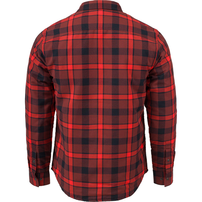 Flylow Sinclair Insulated Flannel - Men's Amaro/Magma Plaid