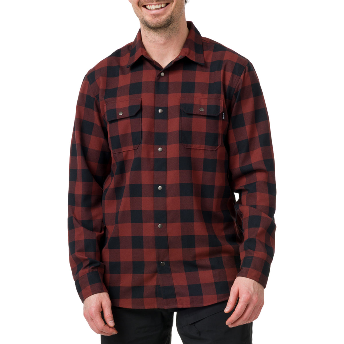 Flylow Handlebar Tech Flannel - Men's Amaro/Black Plaid