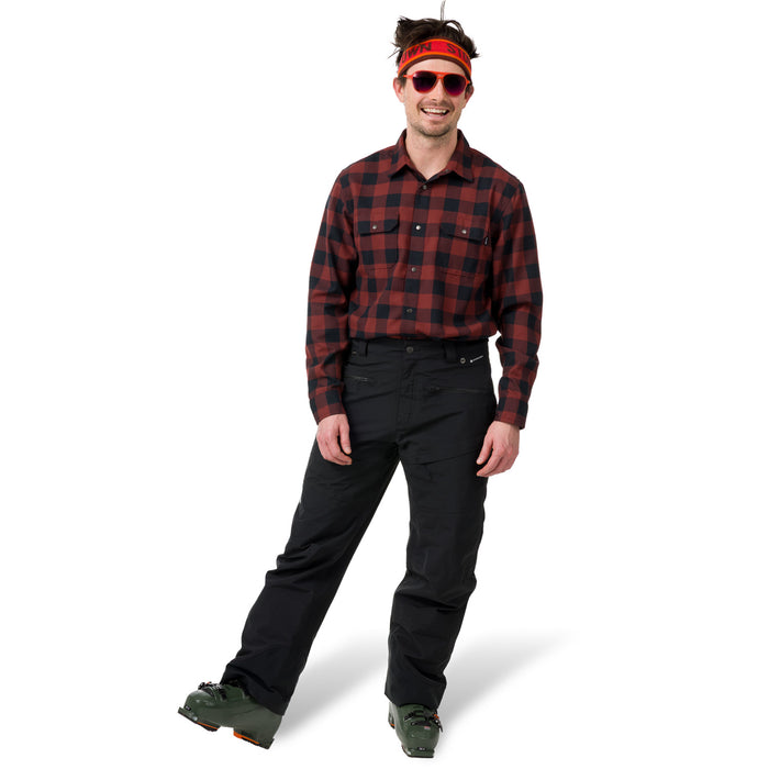 Flylow Handlebar Tech Flannel - Men's Amaro/Black Plaid
