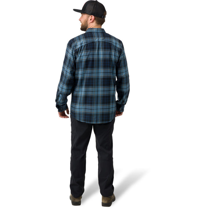 Flylow Handlebar Tech Flannel - Men's Ocean/Black Plaid
