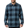 Ocean/Black Plaid
