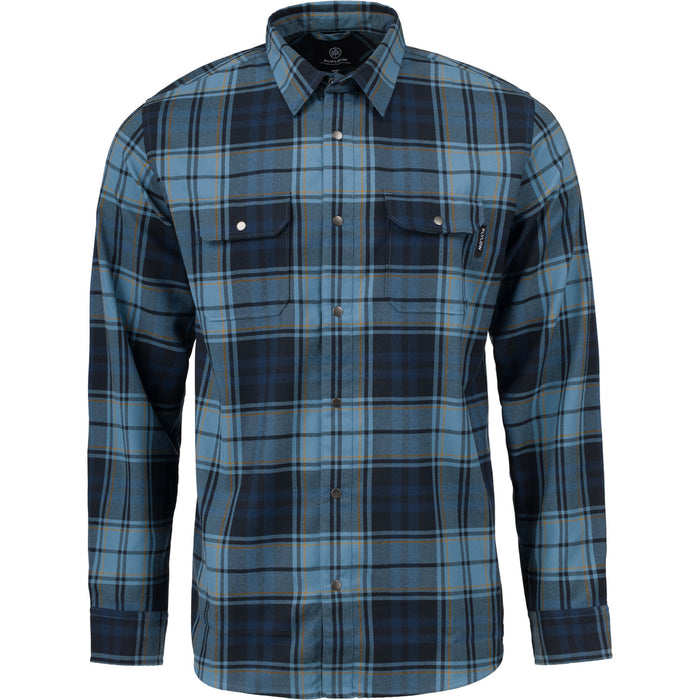 Flylow Handlebar Tech Flannel - Men's Ocean/Black Plaid