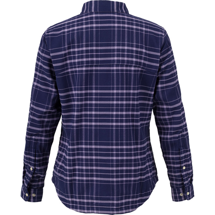 Flylow May Flannel - Women's Currant/Aurora Plaid
