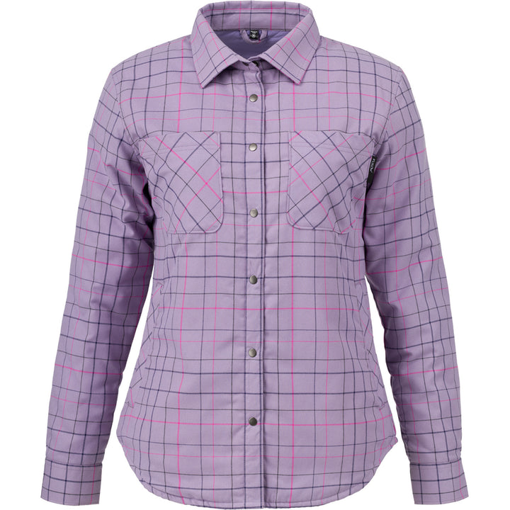 Flylow Penny Insulated Flannel - Women's Aurora/Dragonfruit Plaid