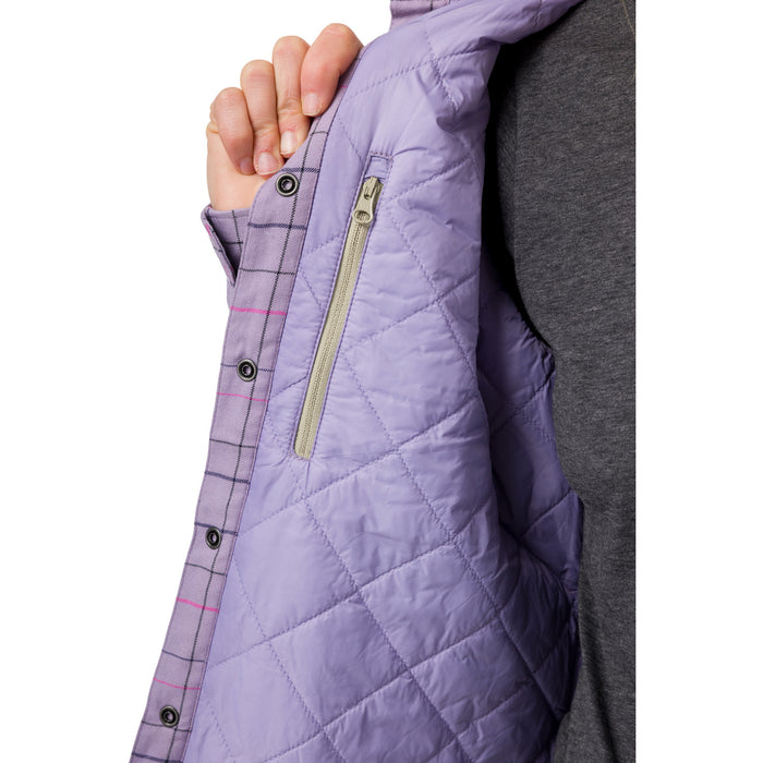 Flylow Penny Insulated Flannel - Women's Aurora/Dragonfruit Plaid