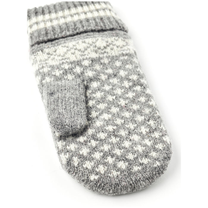 Hestra Nordic Mittens - Kids' Grey/OffWhite