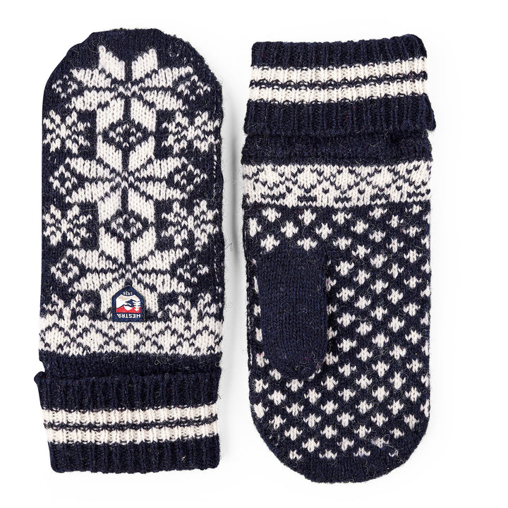 Hestra Nordic Mittens - Kids' Navy/OffWhite