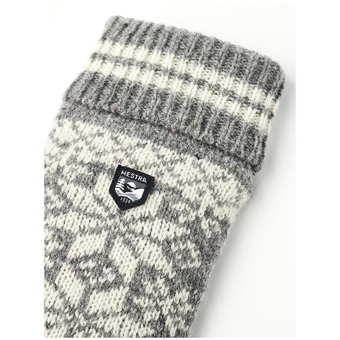 Hestra Nordic Mittens - Kids' Grey/OffWhite