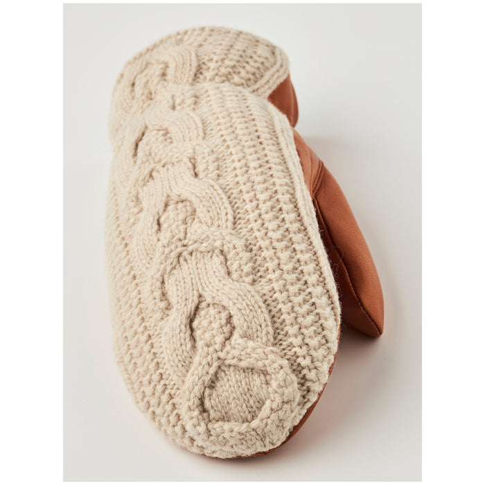 Hestra Elle Mittens - Women's Off White/Cork