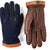 Hestra Deerskin Wool Tricot Gloves Navy/Chocolate