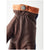 Hestra Deerskin Wool Tricot Gloves Navy/Chocolate