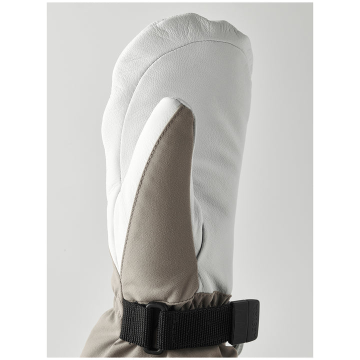 Hestra Heli Mittens - Women's Khaki/Off White