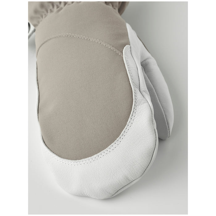 Hestra Heli Mittens - Women's Khaki/Off White