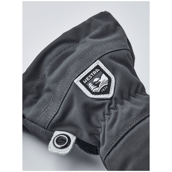 Hestra Army Leather Heli Ski Jr. Mittens - Kids' Grey