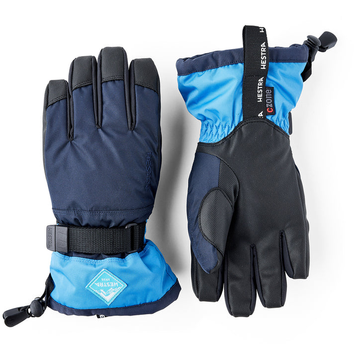 Hestra Gauntlet CZone Jr. Gloves - Kids' Dark Navy/Sky Blue