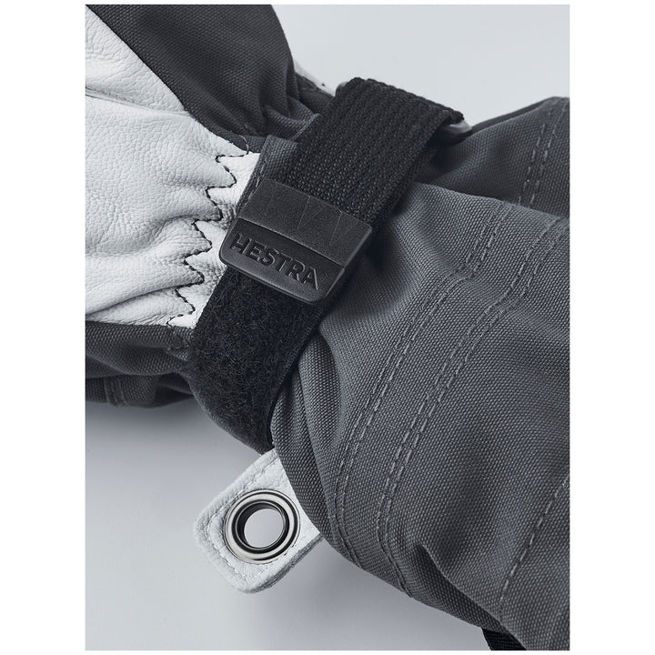 Hestra Army Leather Heli Ski Jr. Mittens - Kids' Grey